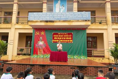 TRƯỜNG TIỂU HỌC ĐINH XÁ HƯỞNG ỨNG “NGÀY THẾ GIỚI TƯỞNG